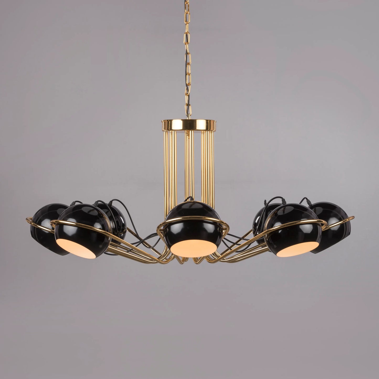 Midnight Memories Grand (Large, Gold, Black) Chandelier