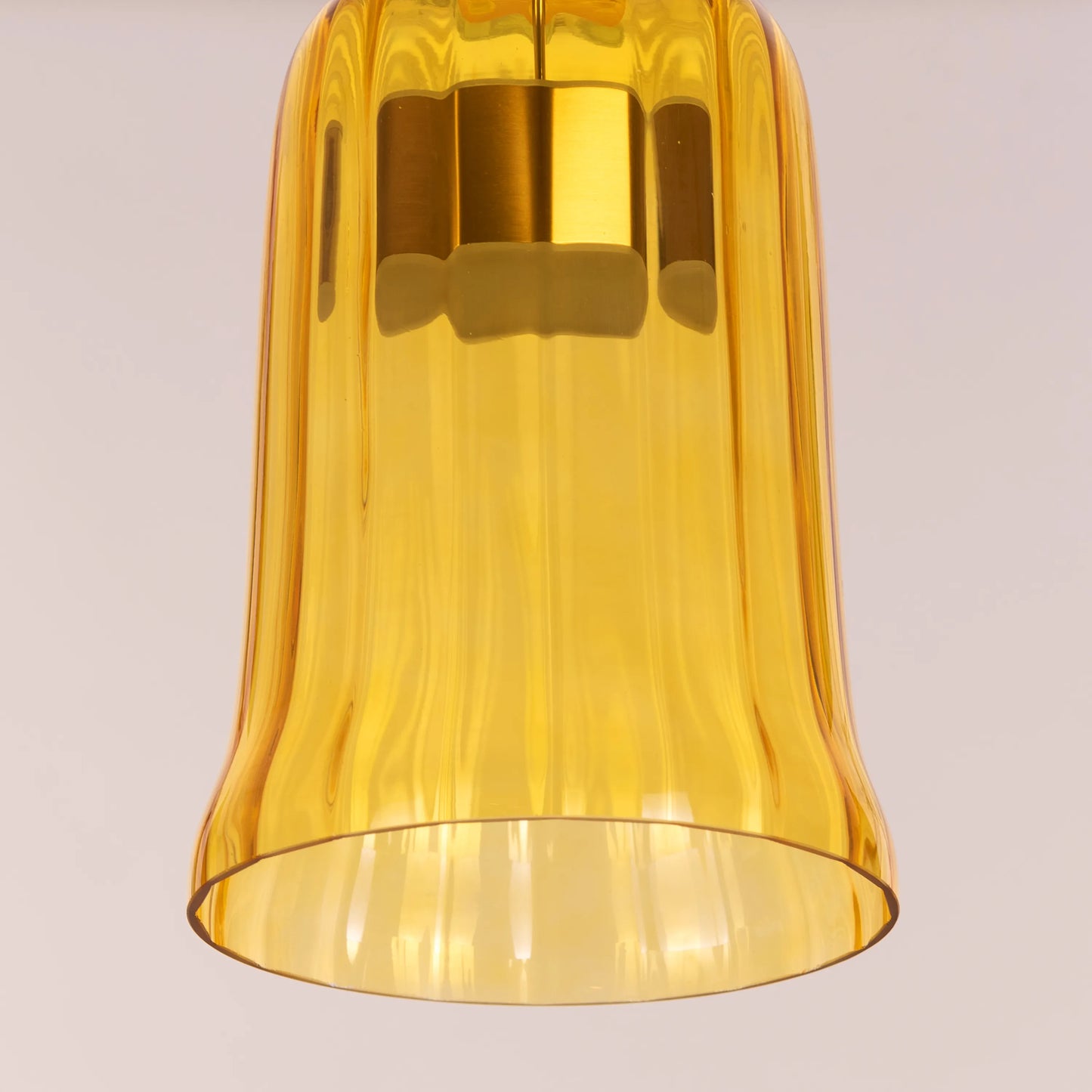 Tropical Treat (Gold, Built-In LED) Glass Pendant Light