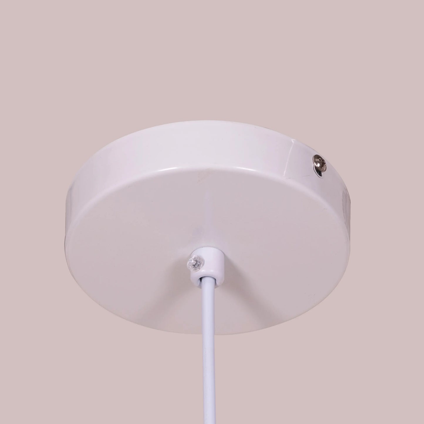 Mean What You Say (Brown, White) Rattan Pendant Light