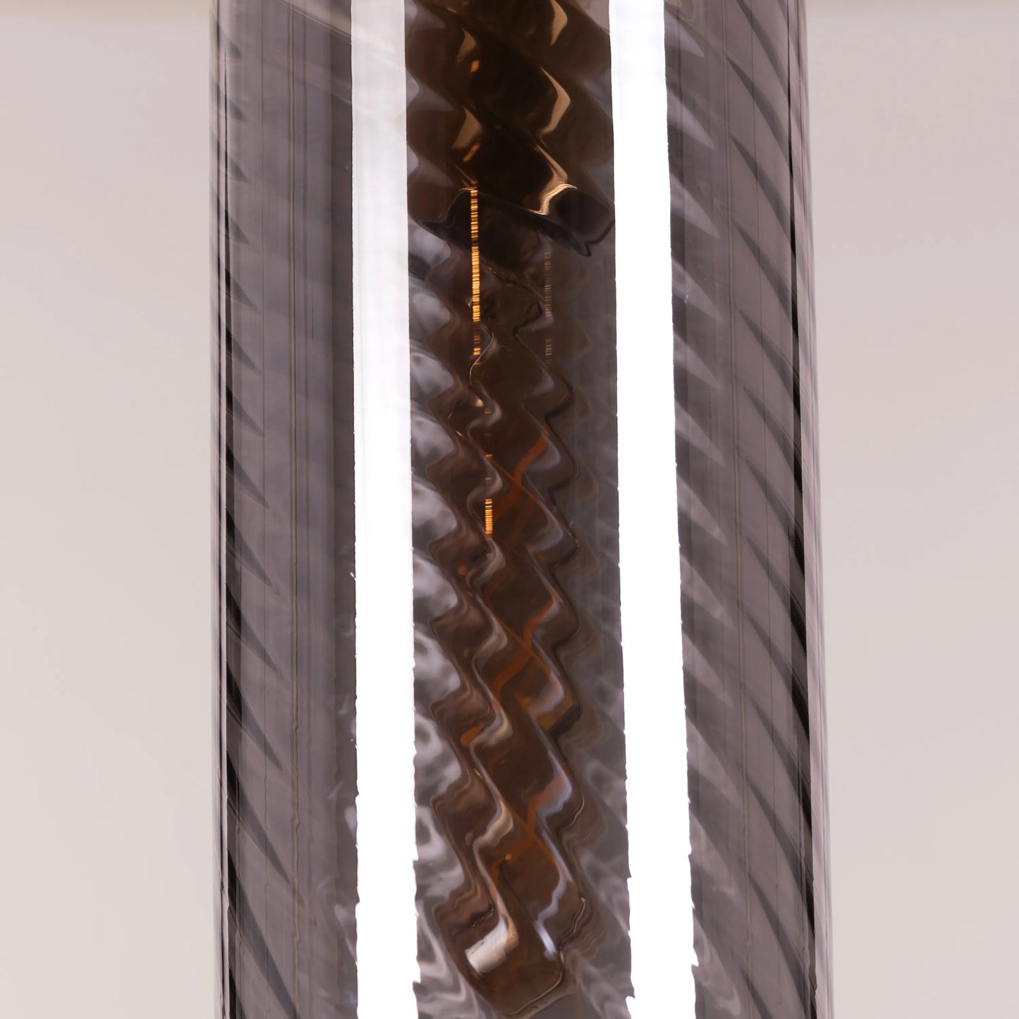 No Words (Smokey Grey, Amber) Glass Pendant Light