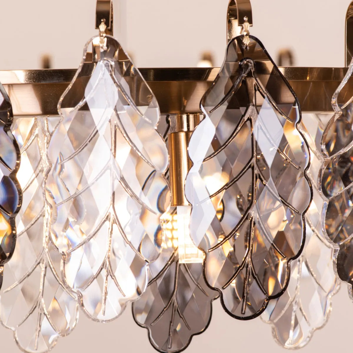 Clear To Me (Medium, Gold) Crystal Chandelier