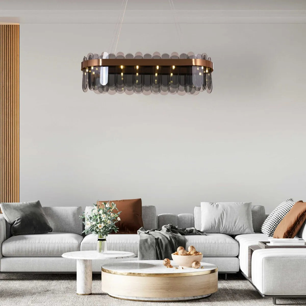 Join The Party Oval Chandelier