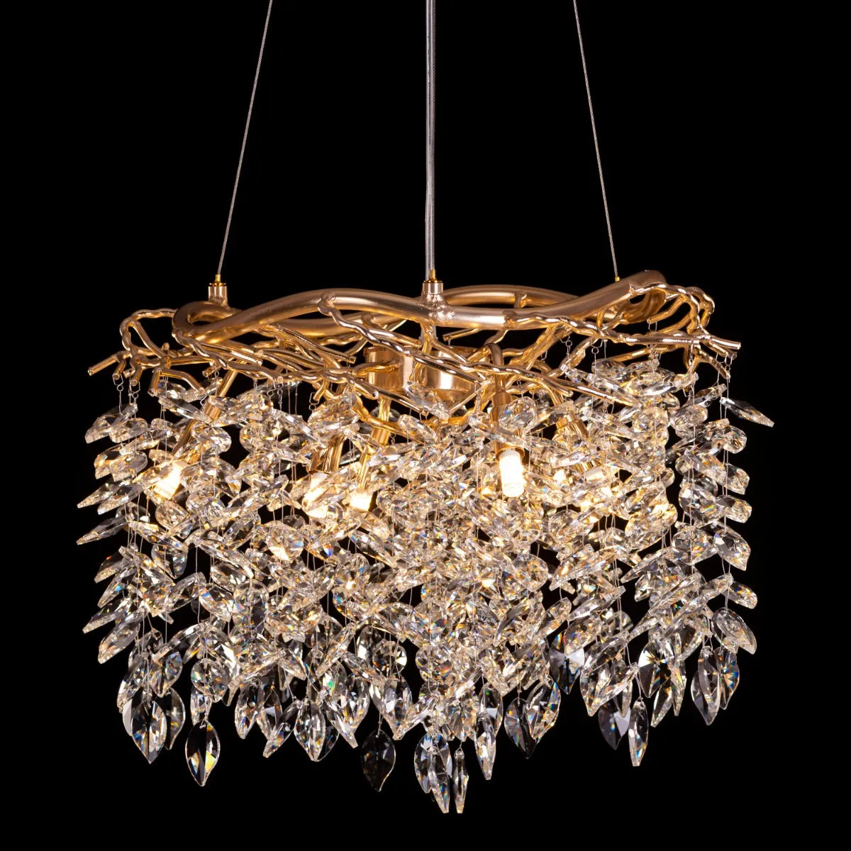Moral Of The Story Tree Branch Crystal Chandelier