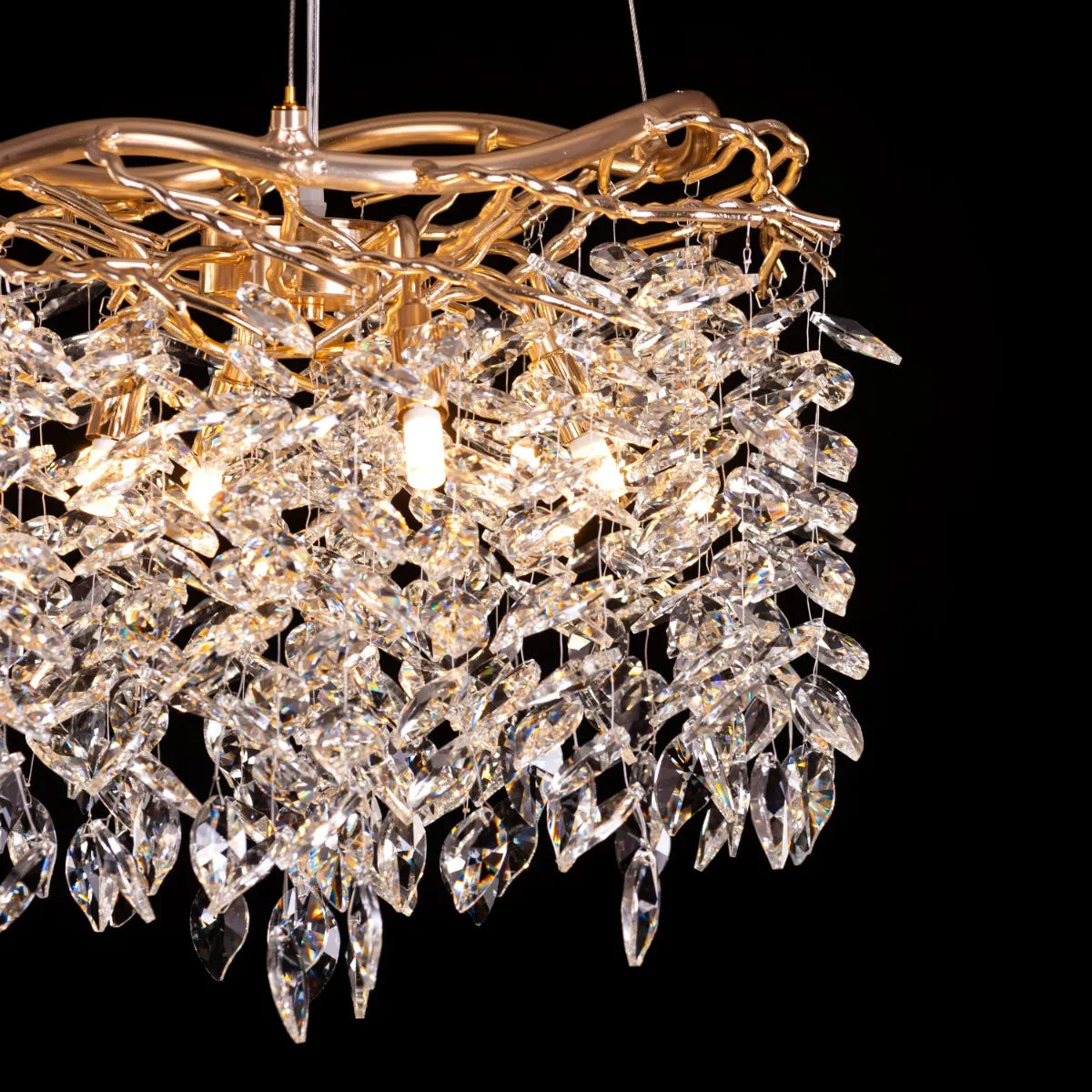 Moral Of The Story Tree Branch Crystal Chandelier