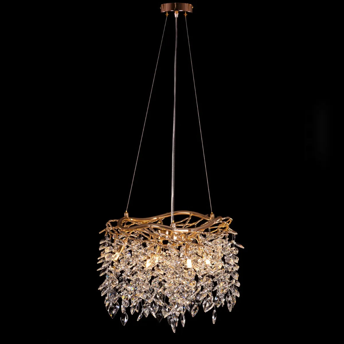 Moral Of The Story Tree Branch Crystal Chandelier