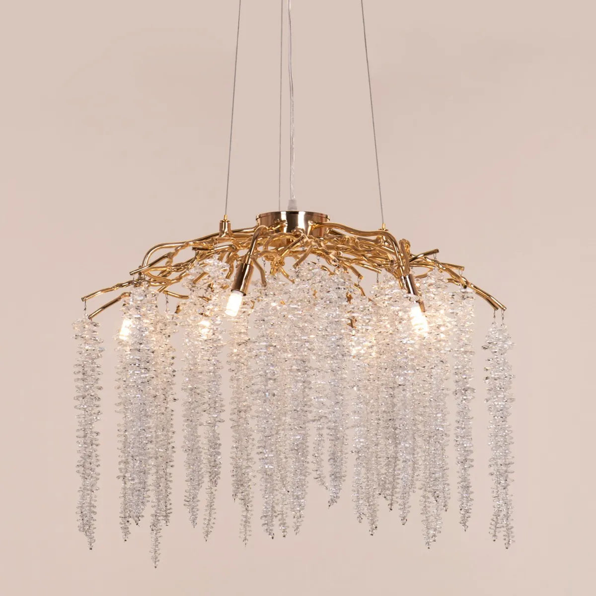 Up With The Fairies Tree Branch Crystal Chandelier