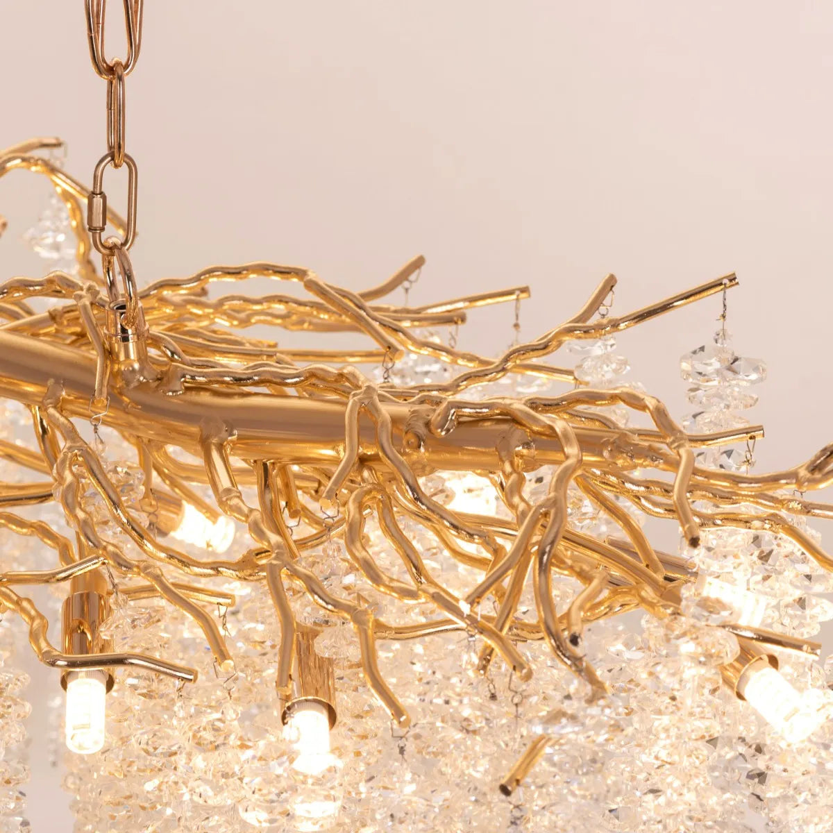 Up With The Fairies Tree Branch Crystal Chandelier