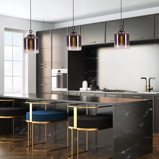 Ray Of Light (Dark Smokey Grey) Signature Pendant Light