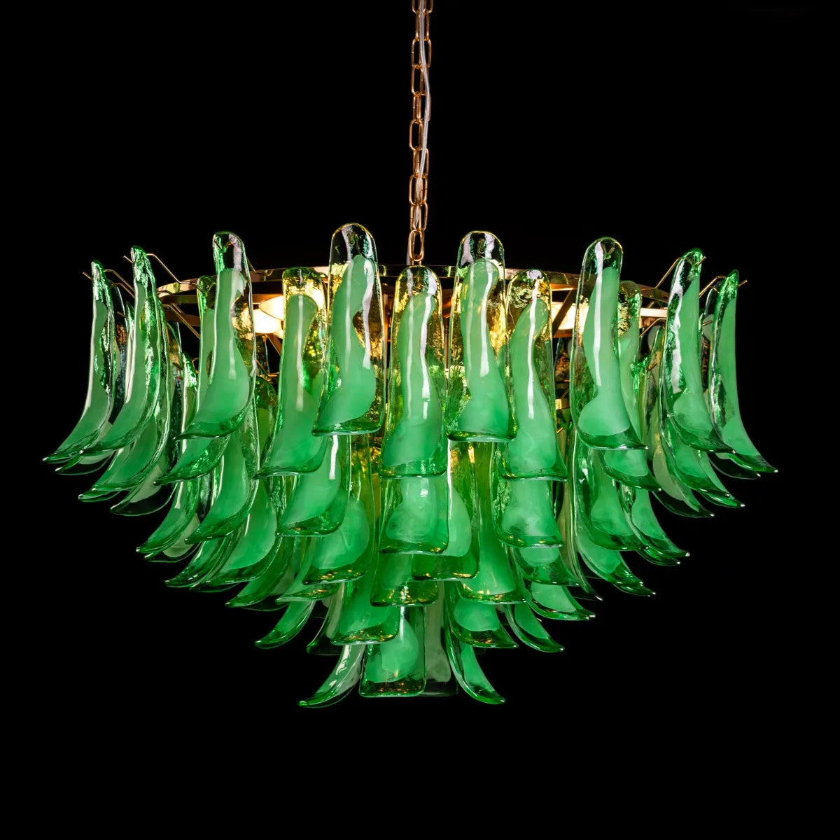 Somewhere In Barcelona Tinted Glass Chandelier