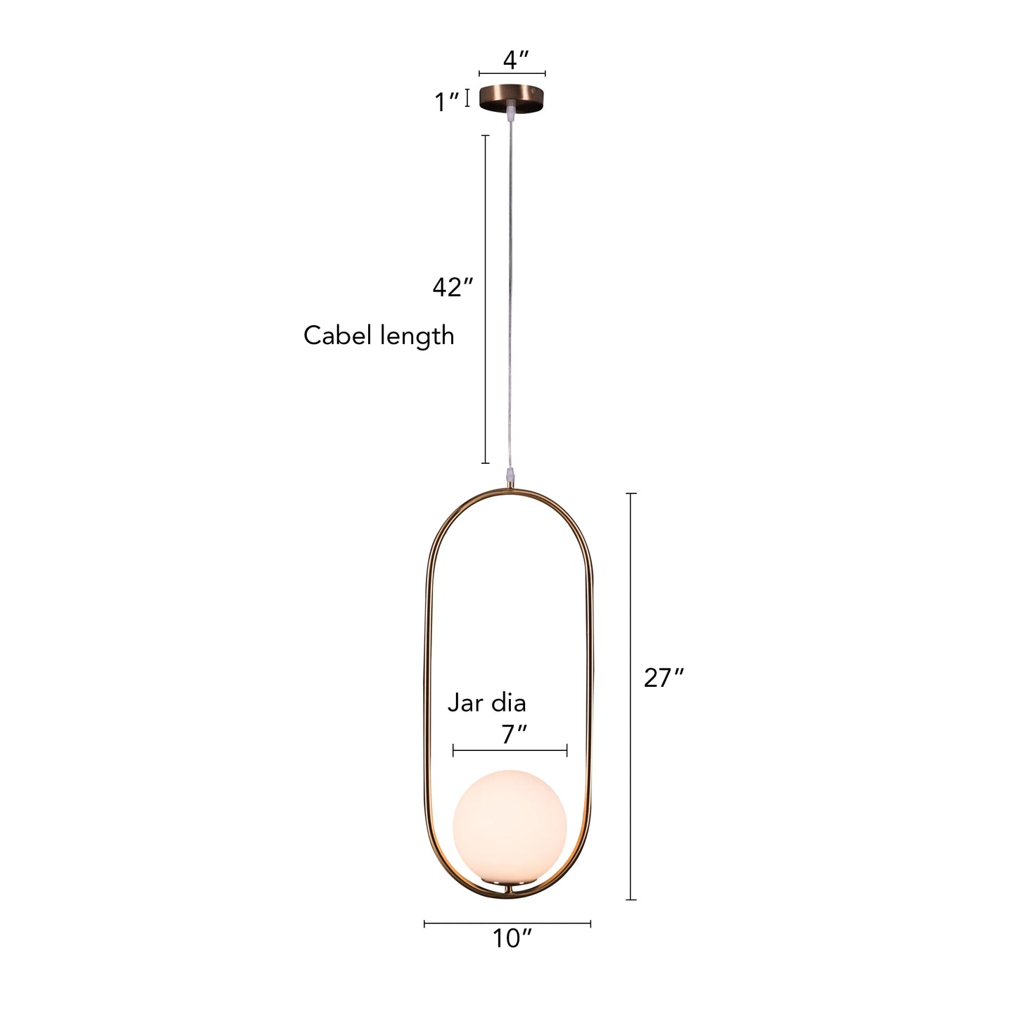 Showtime (Gold) Pendant Light