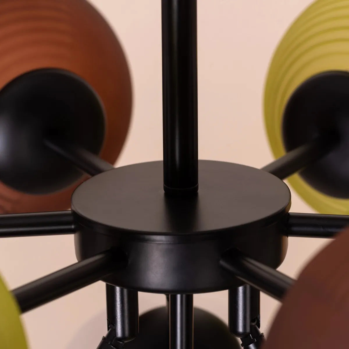 Closer To Love Chandelier in black finish