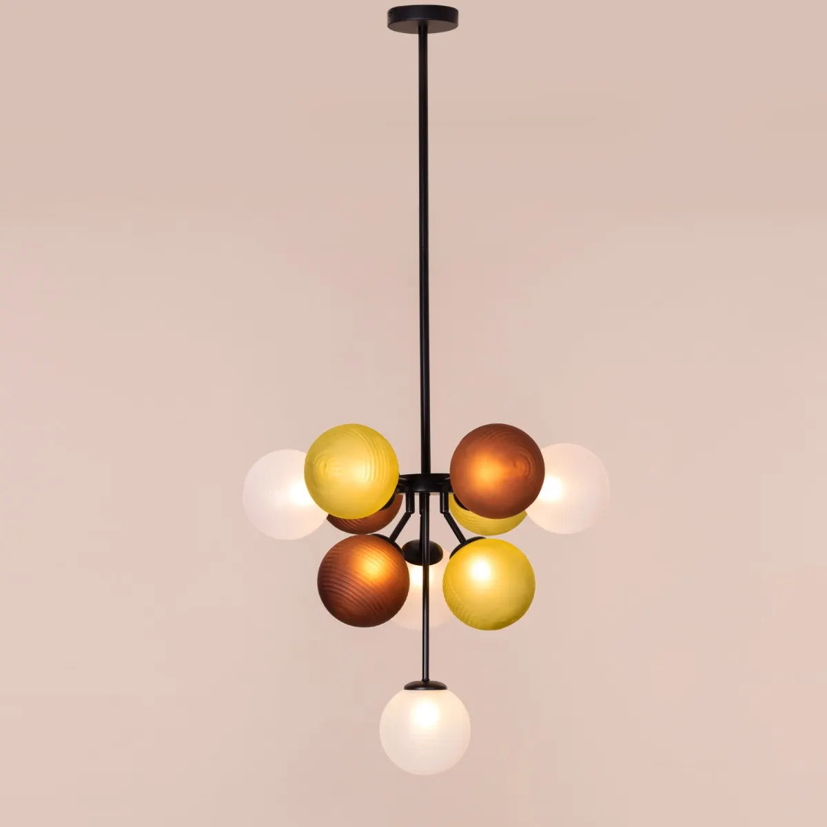 Closer To Love (Black) Glass Chandelier