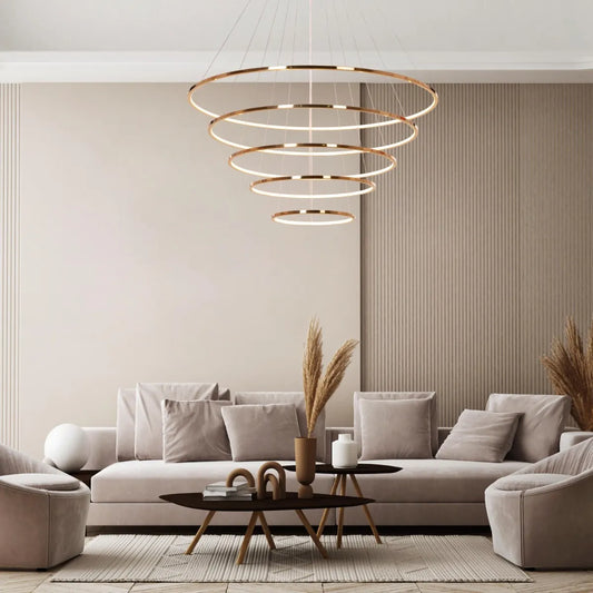 Never Seen Forever chandelier with elegant design and cascading crystals.