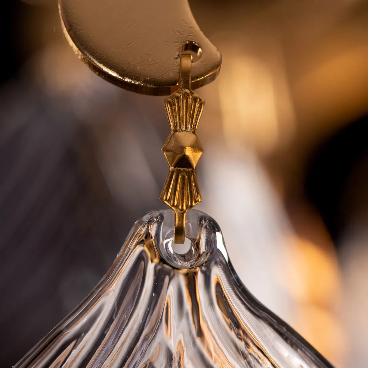 Golden Hour (Large, Gold) Crystal Chandelier