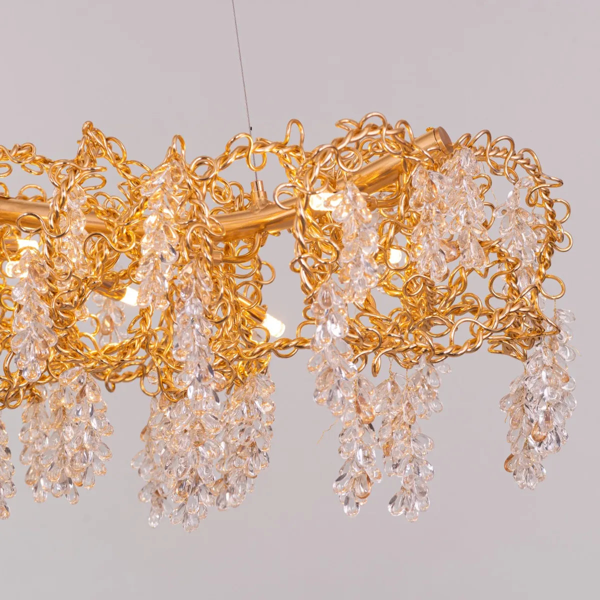 Believe In Magic (Large, Gold) Crystal Chandelier