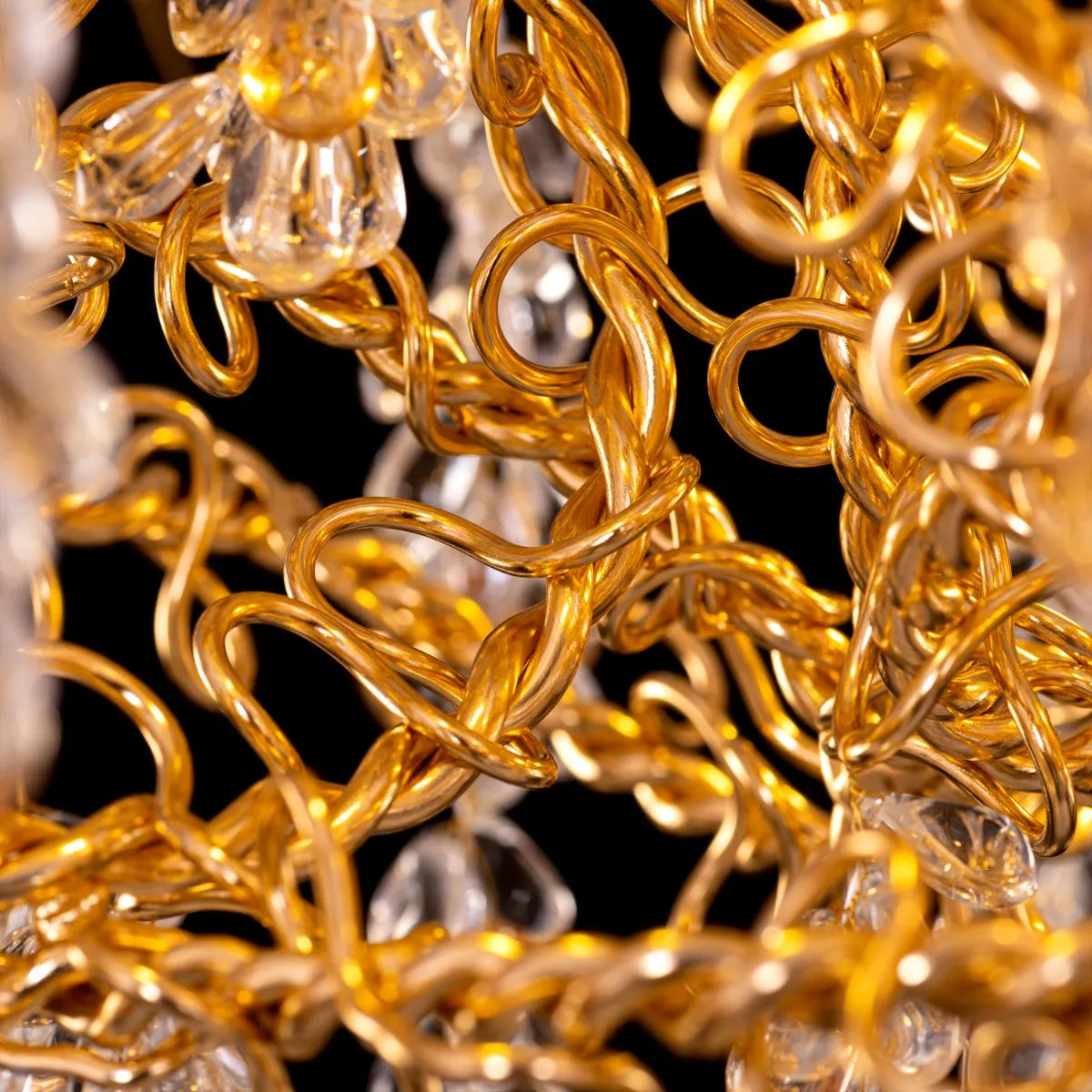 Believe In Magic (Large, Gold) Crystal Chandelier