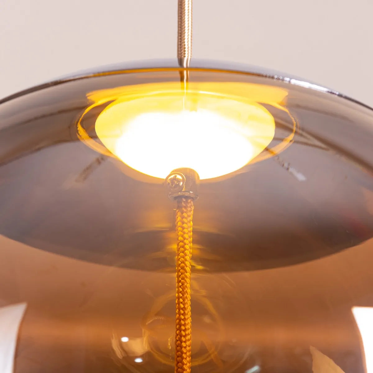 Motivation (Amber, Built-In LED) Glass Pendant Light