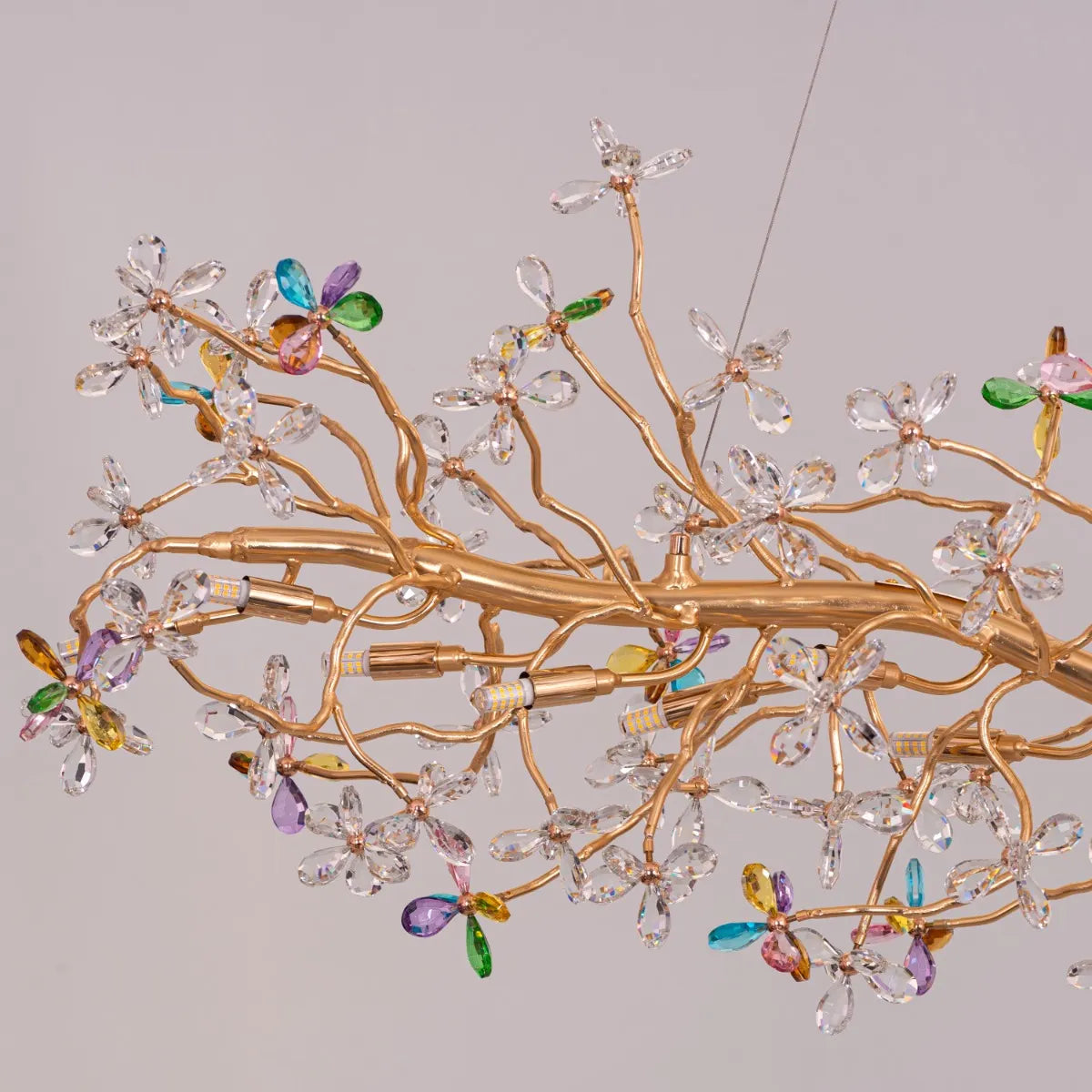 Daylight Fades Tree Branch Crystal Chandelier