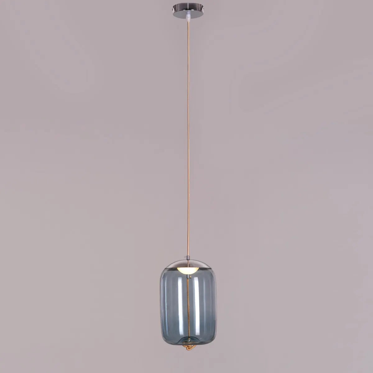 Trust Yourself (Blue, Built-In LED) Glass Pendant Light