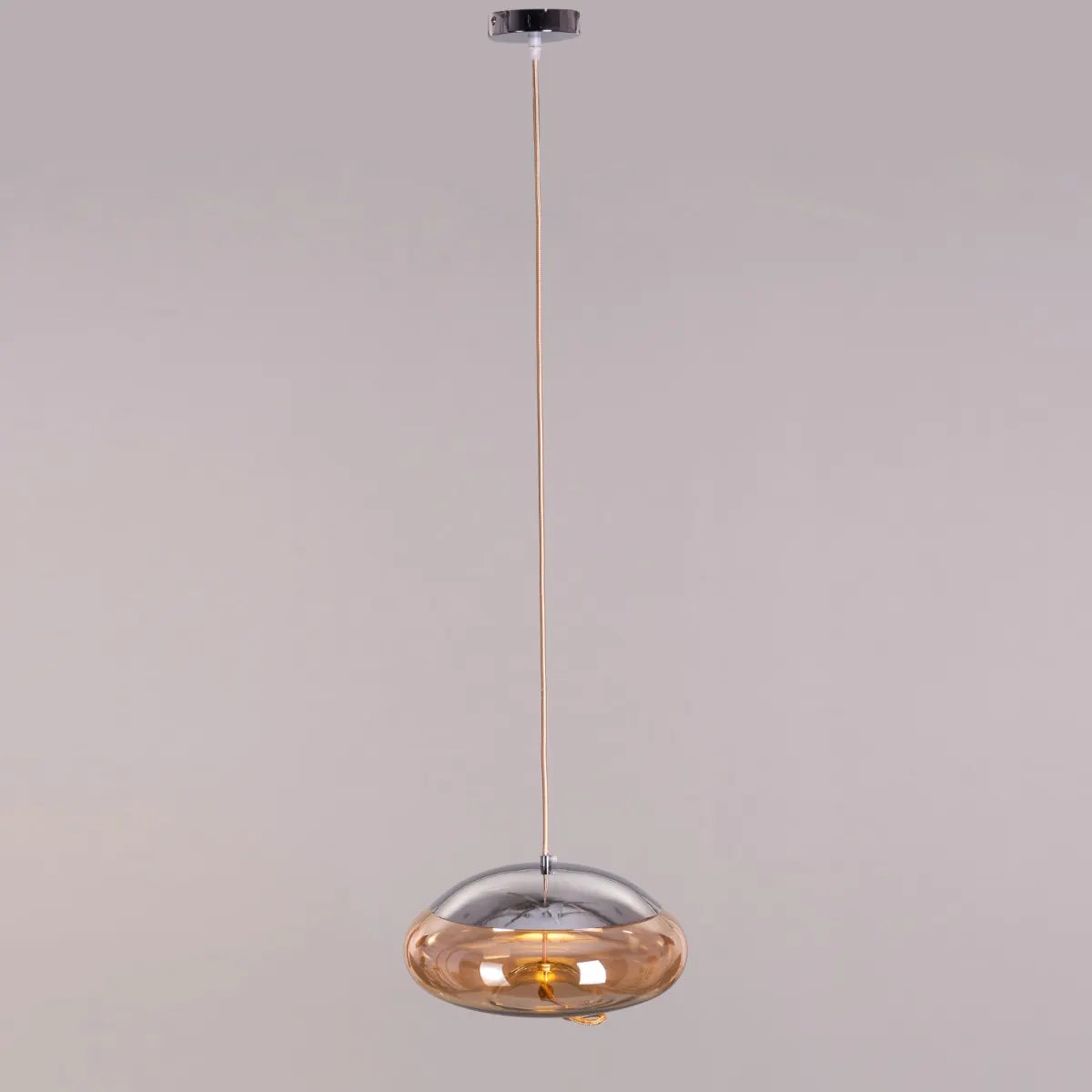 Change To Grow (Blue, Amber, Built-In LED) Glass Pendant Light