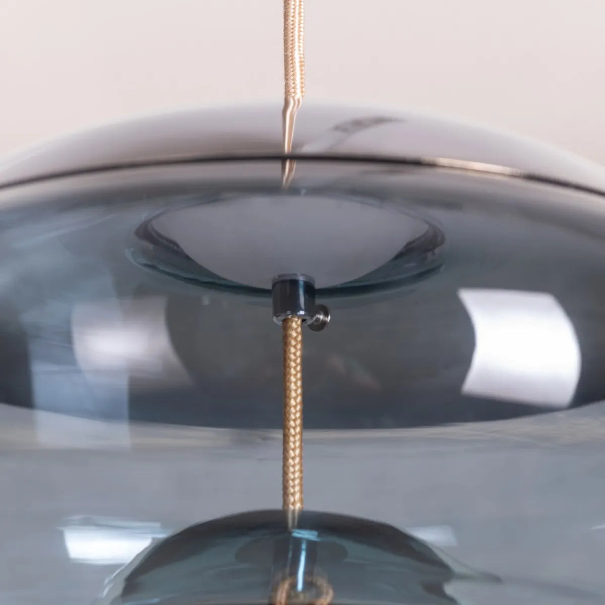 Change To Grow (Blue, Amber, Built-In LED) Glass Pendant Light