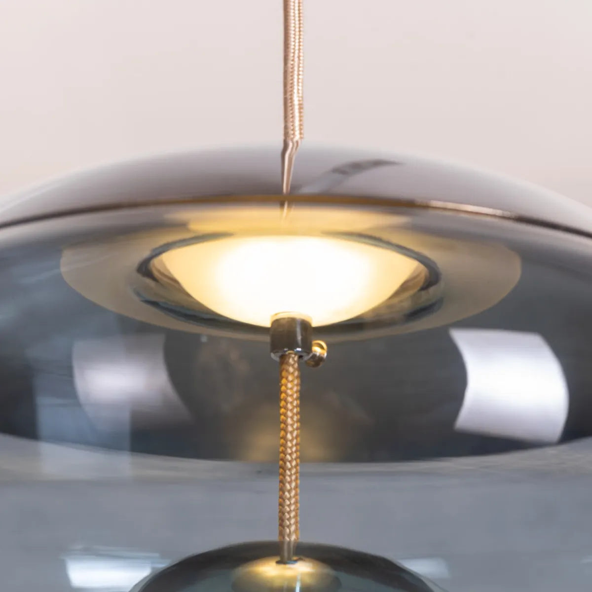 Change To Grow (Blue, Amber, Built-In LED) Glass Pendant Light