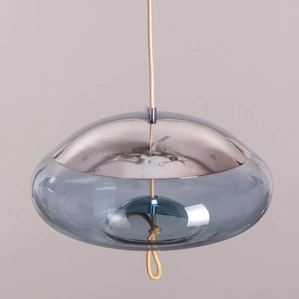 Change To Grow (Blue, Amber, Built-In LED) Glass Pendant Light
