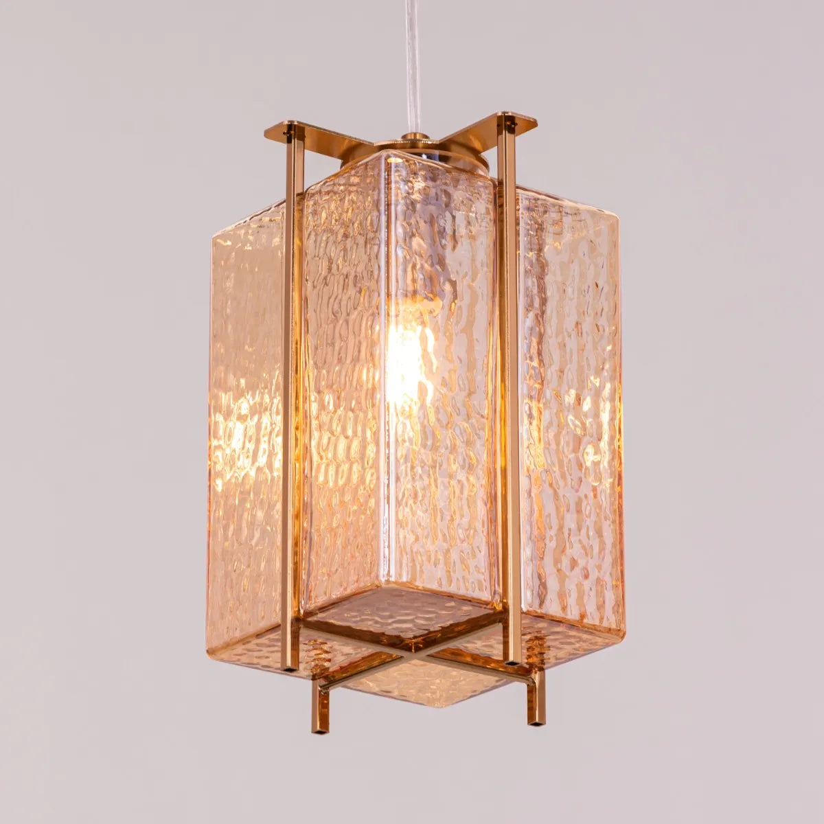 Take The Leap Textured Glass Chandelier