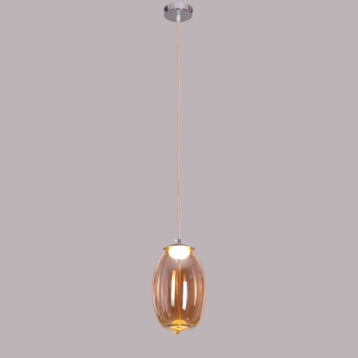 Feel The Feels (Amber, Built-In LED) Glass Pendant Light