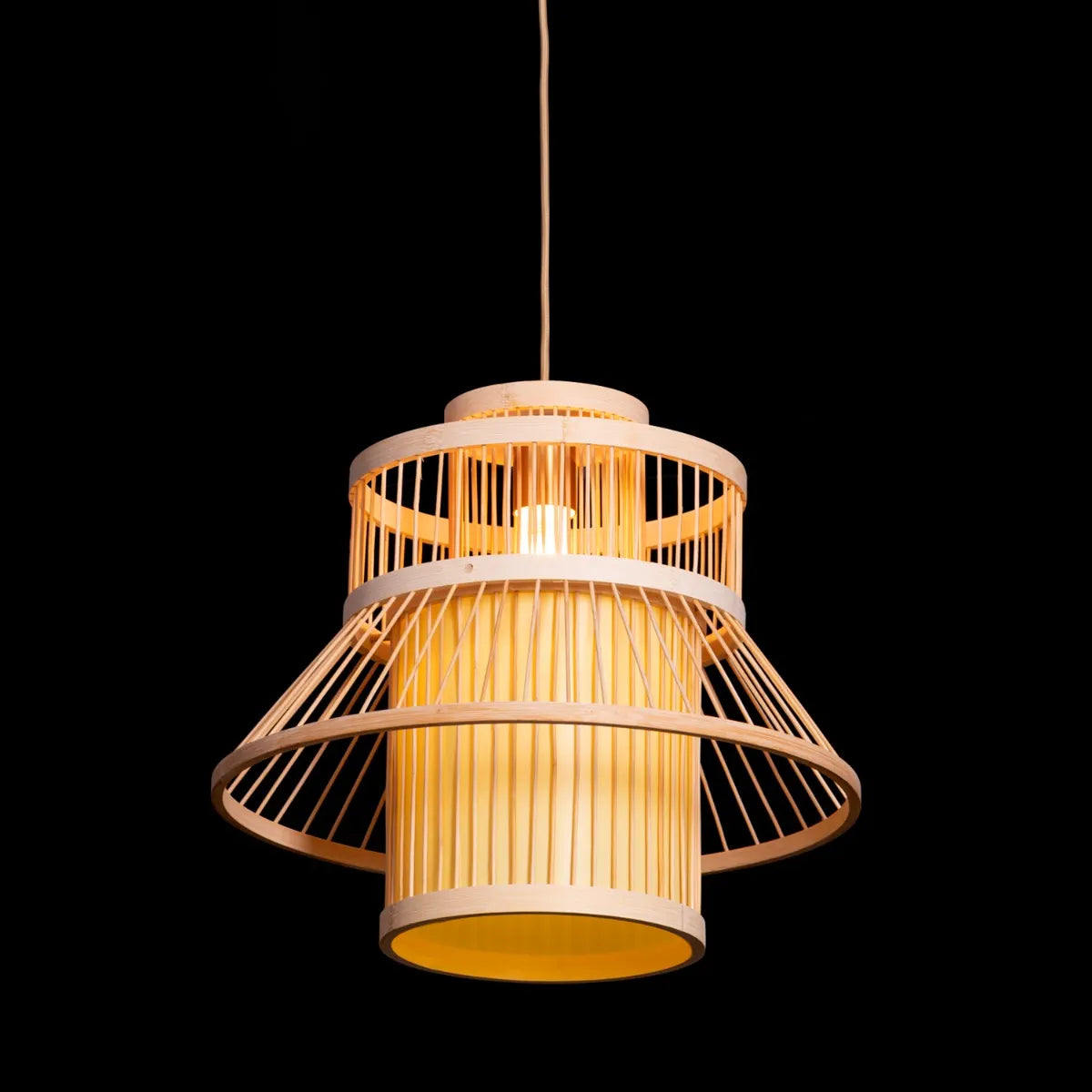 Counting On You Wooden Pendant Light