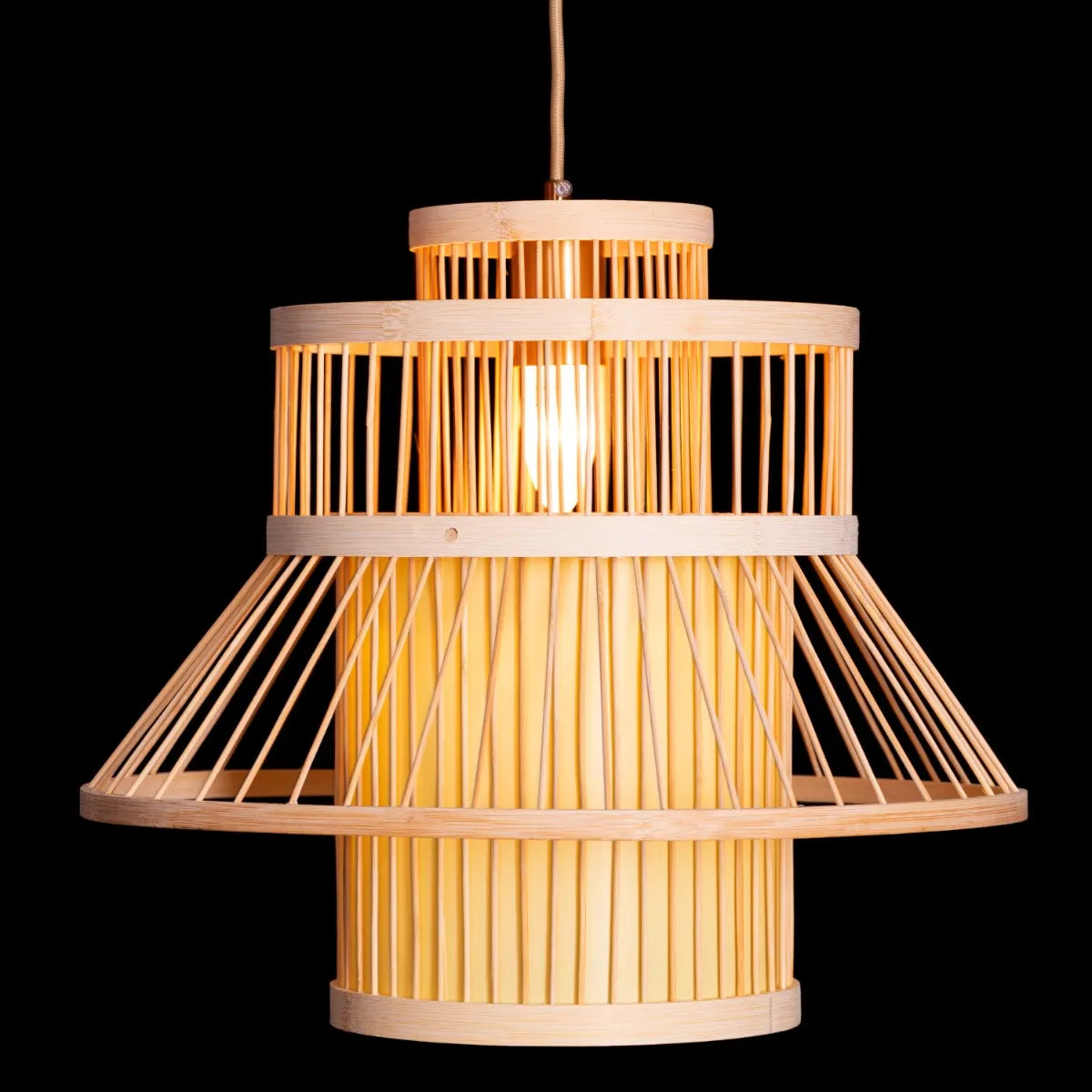 Counting On You Wooden Pendant Light