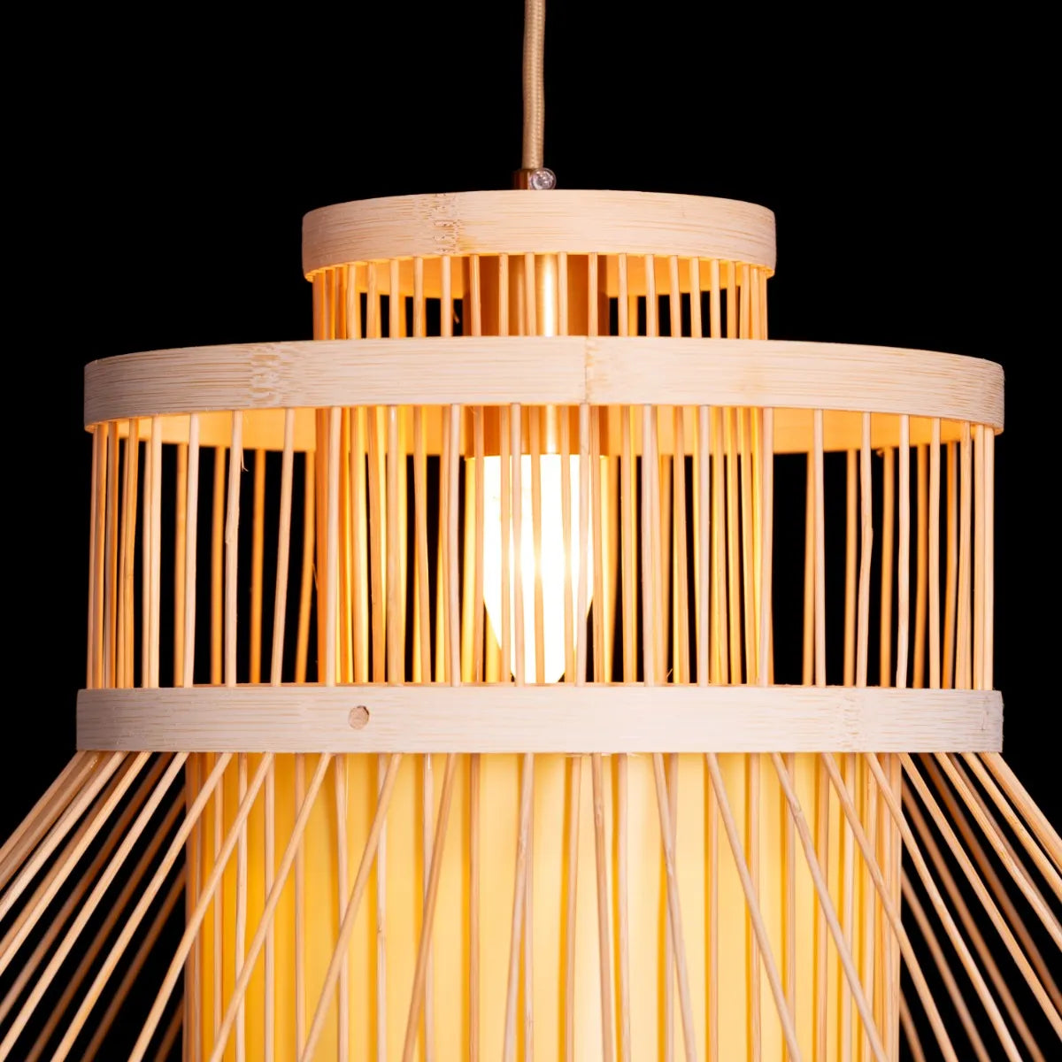 Counting On You Wooden Pendant Light