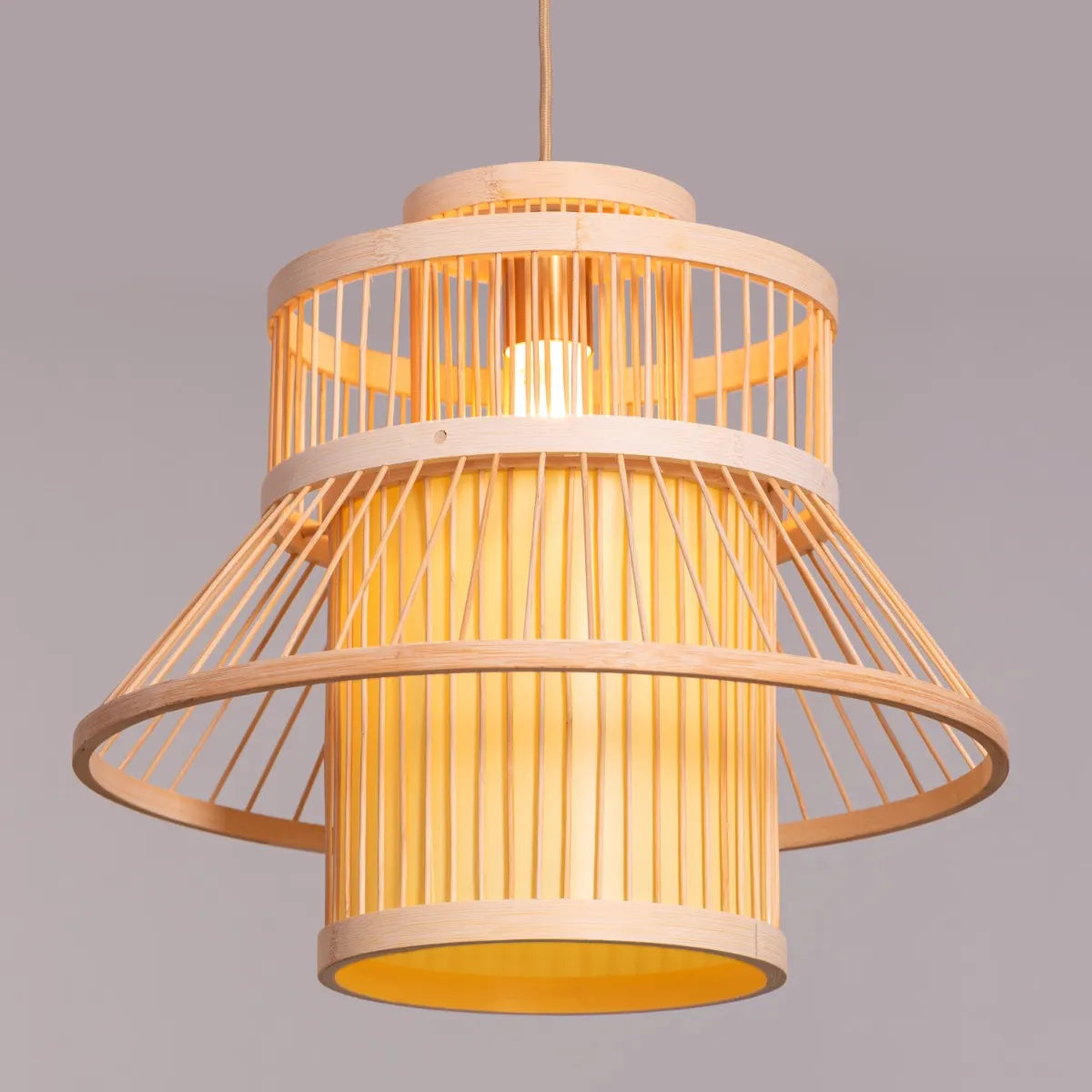 Counting On You Wooden Pendant Light