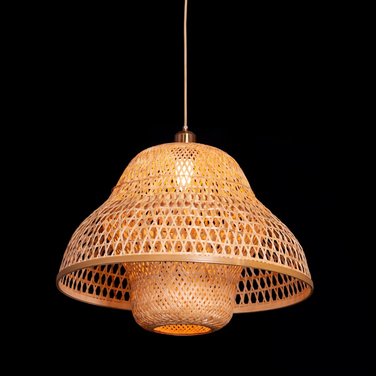 Paid The Bill Rattan Pendant Light