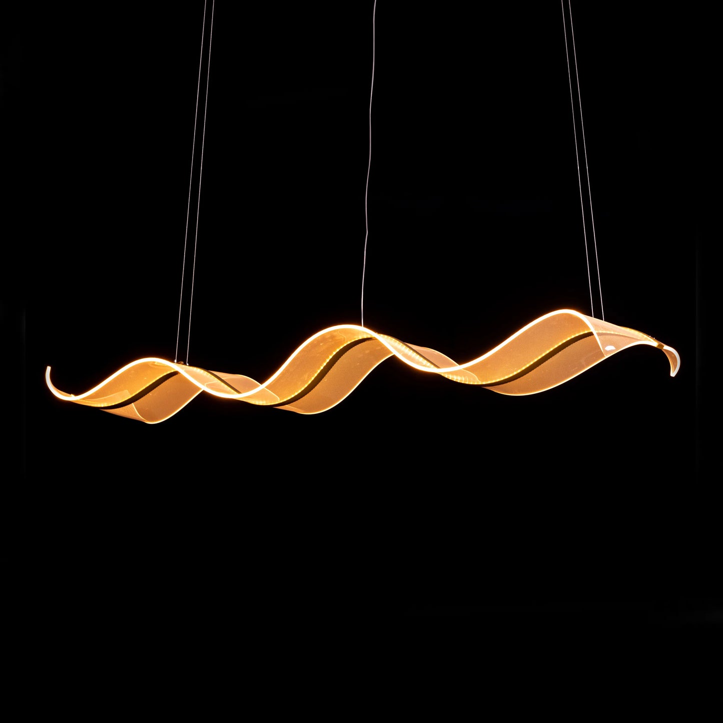 Summer Days (Gold, 3 Color LED) Chandelier