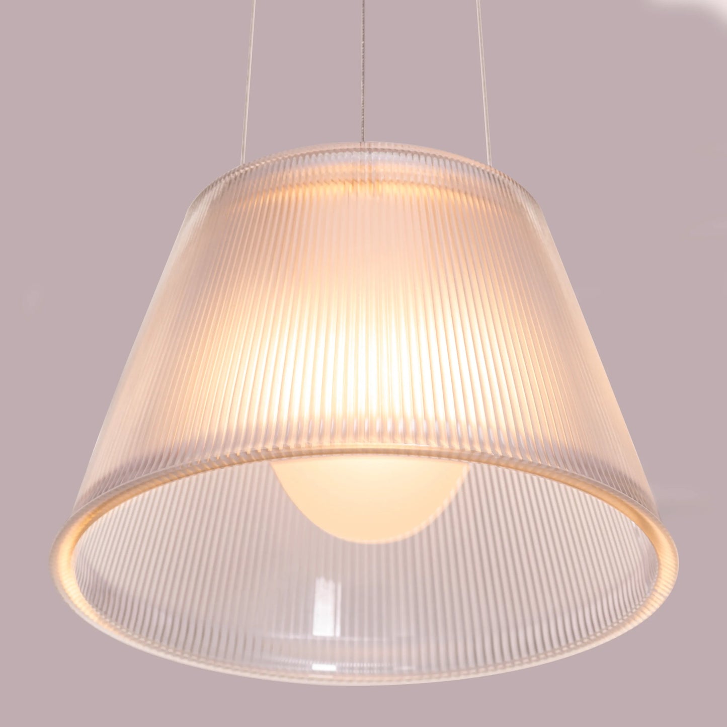 Vibe Check (Chrome) Frosted Glass Pendant Light