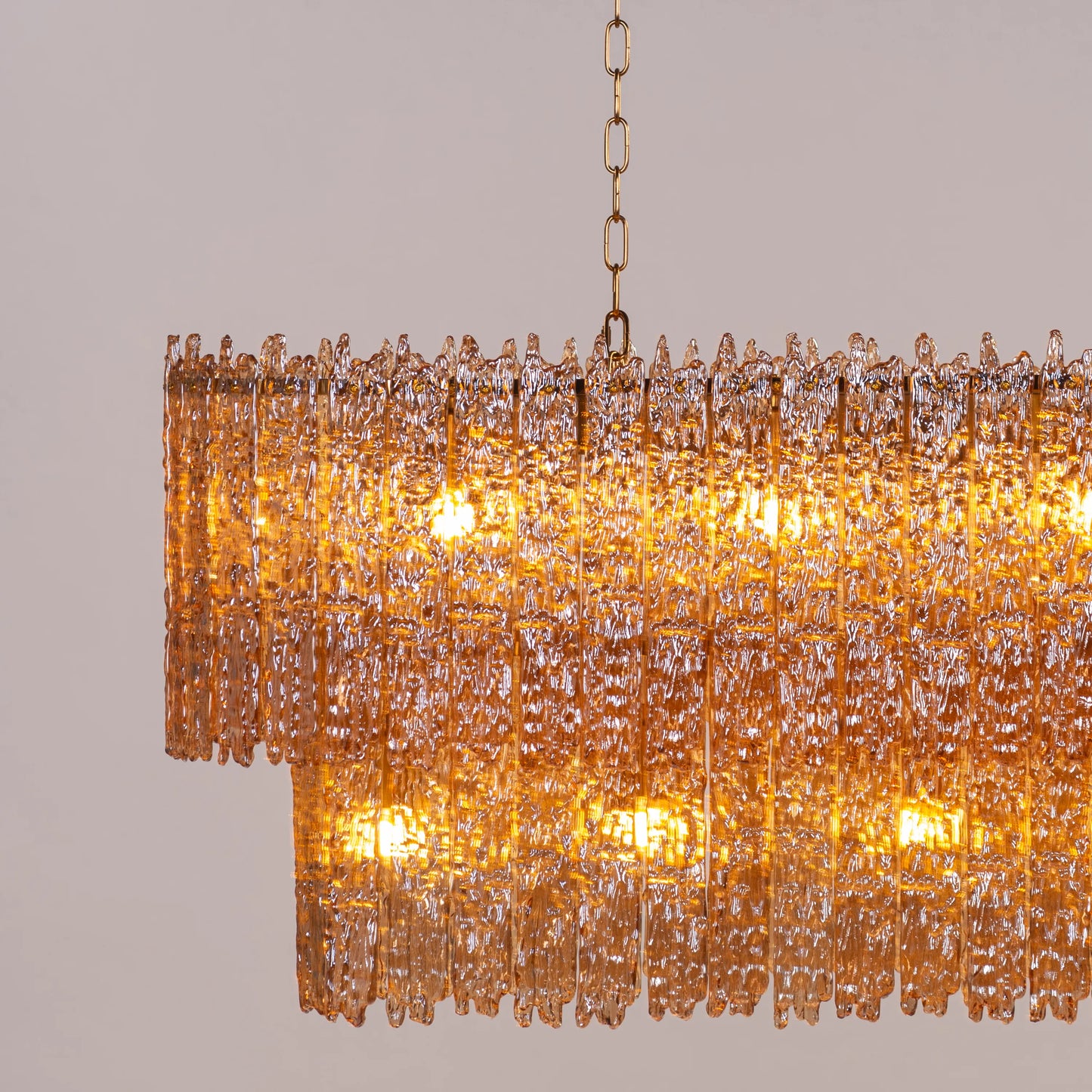 Sweeping Changes (Molten Wax-Styled) Crystal Chandelier