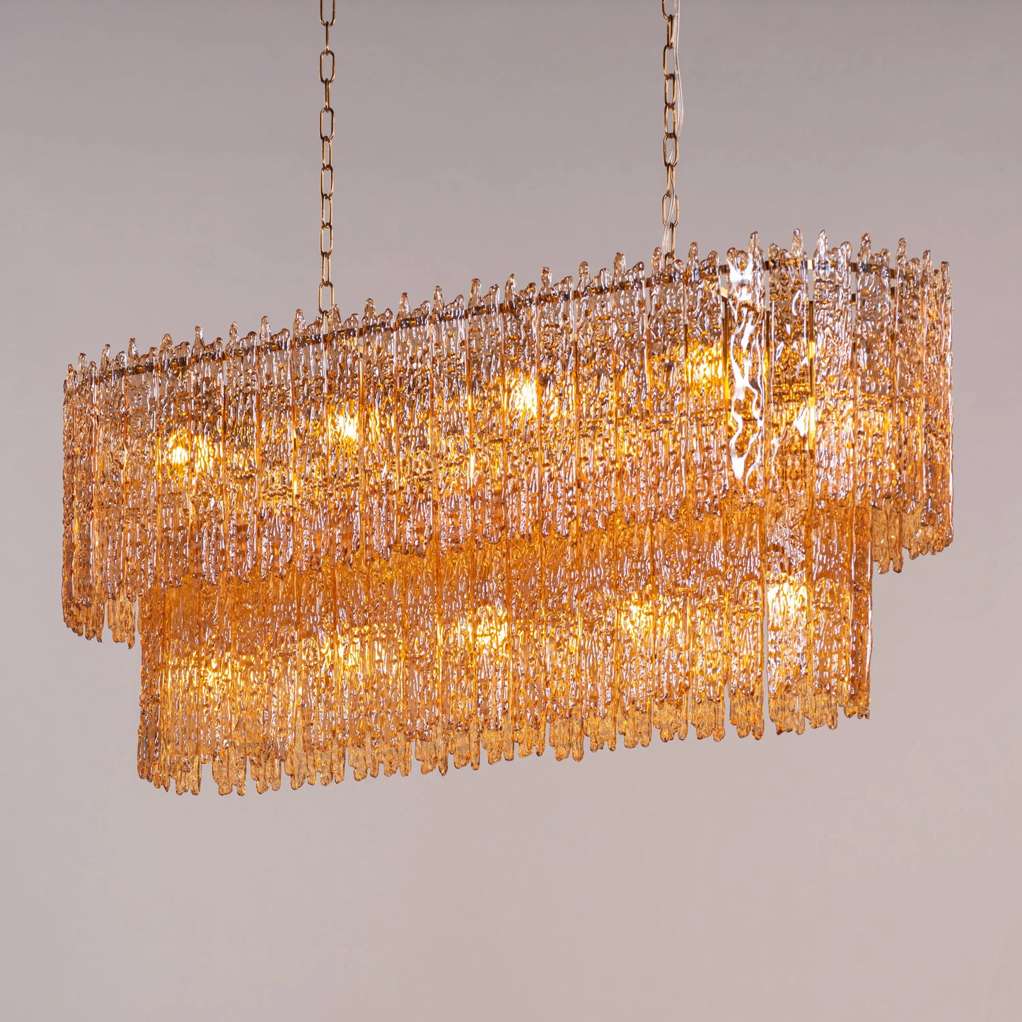 Sweeping Changes (Molten Wax-Styled) Crystal Chandelier