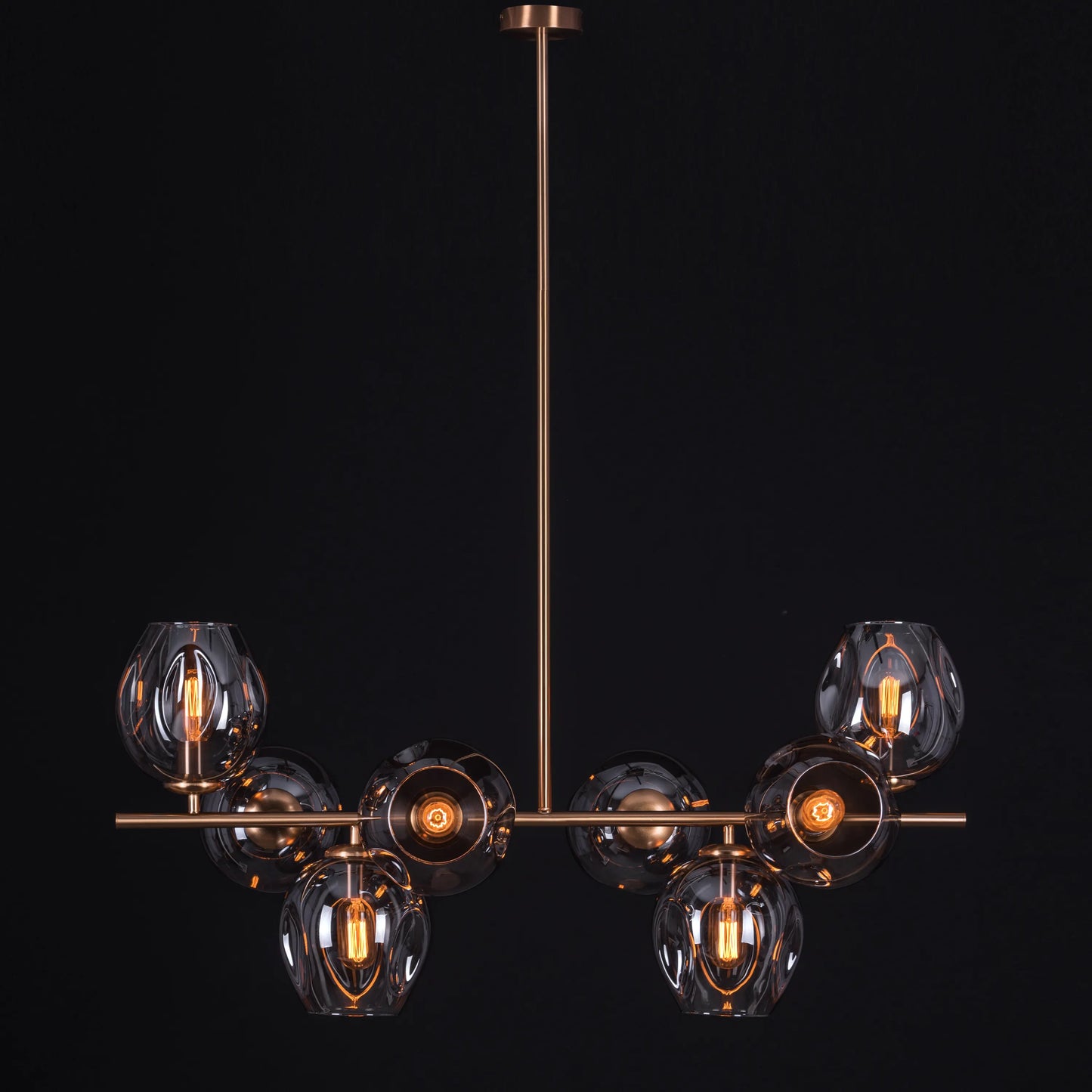 The Night Is Young Glass Chandelier