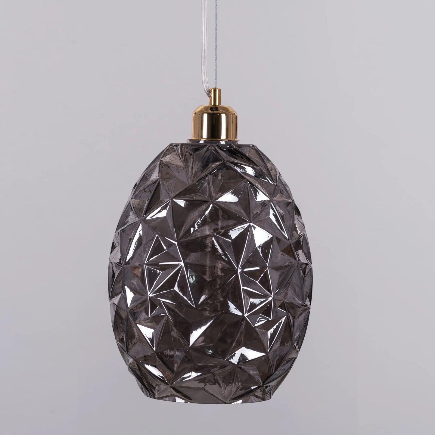 Second Glance (Smokey Grey) Glass Pendant Light