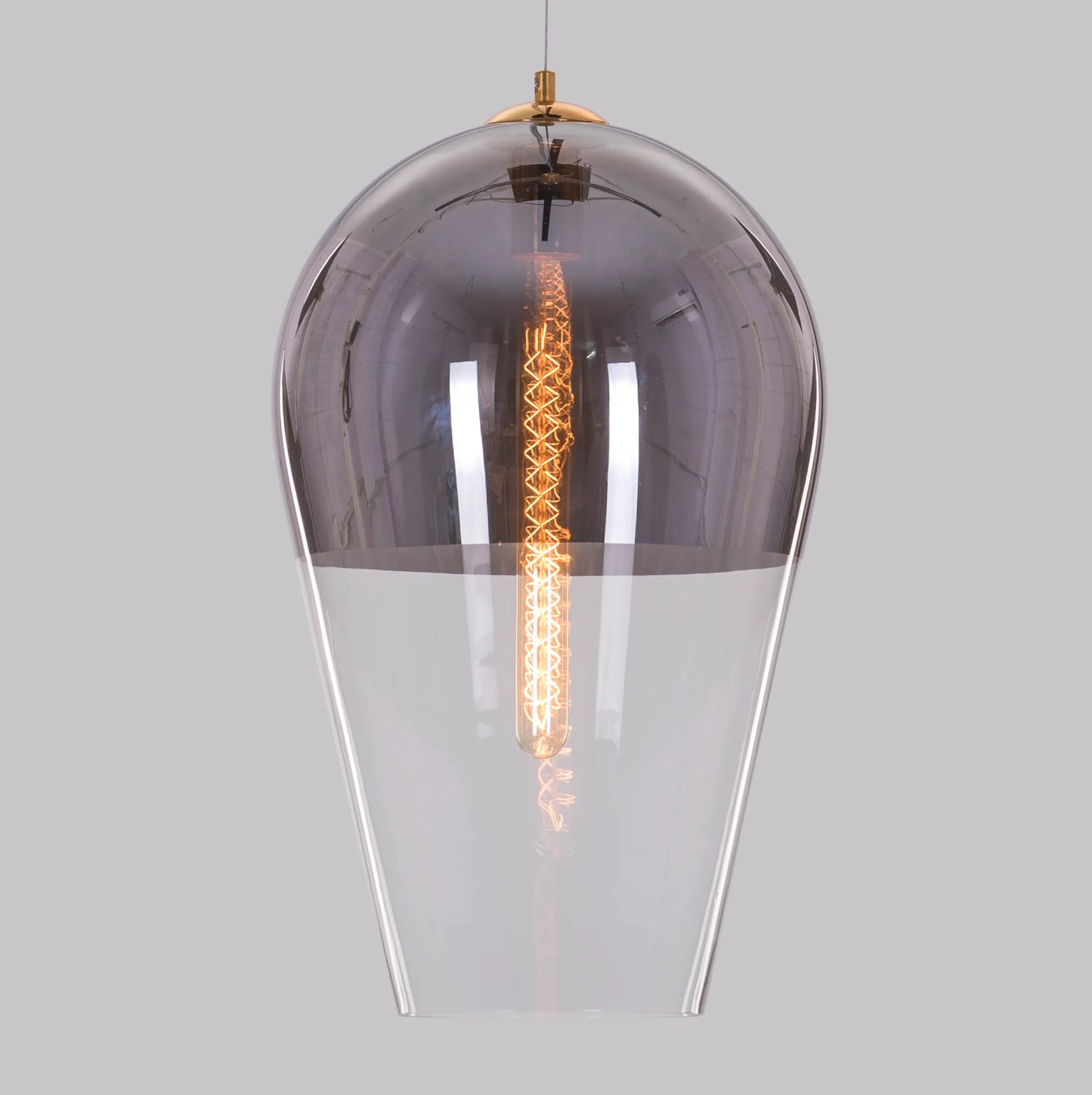 Have It All ( Smokey Grey) Glass Pendant Light
