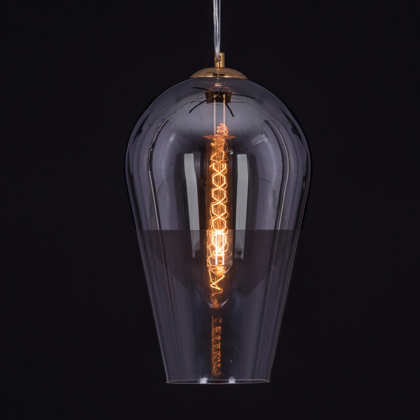 Have It All ( Smokey Grey) Glass Pendant Light