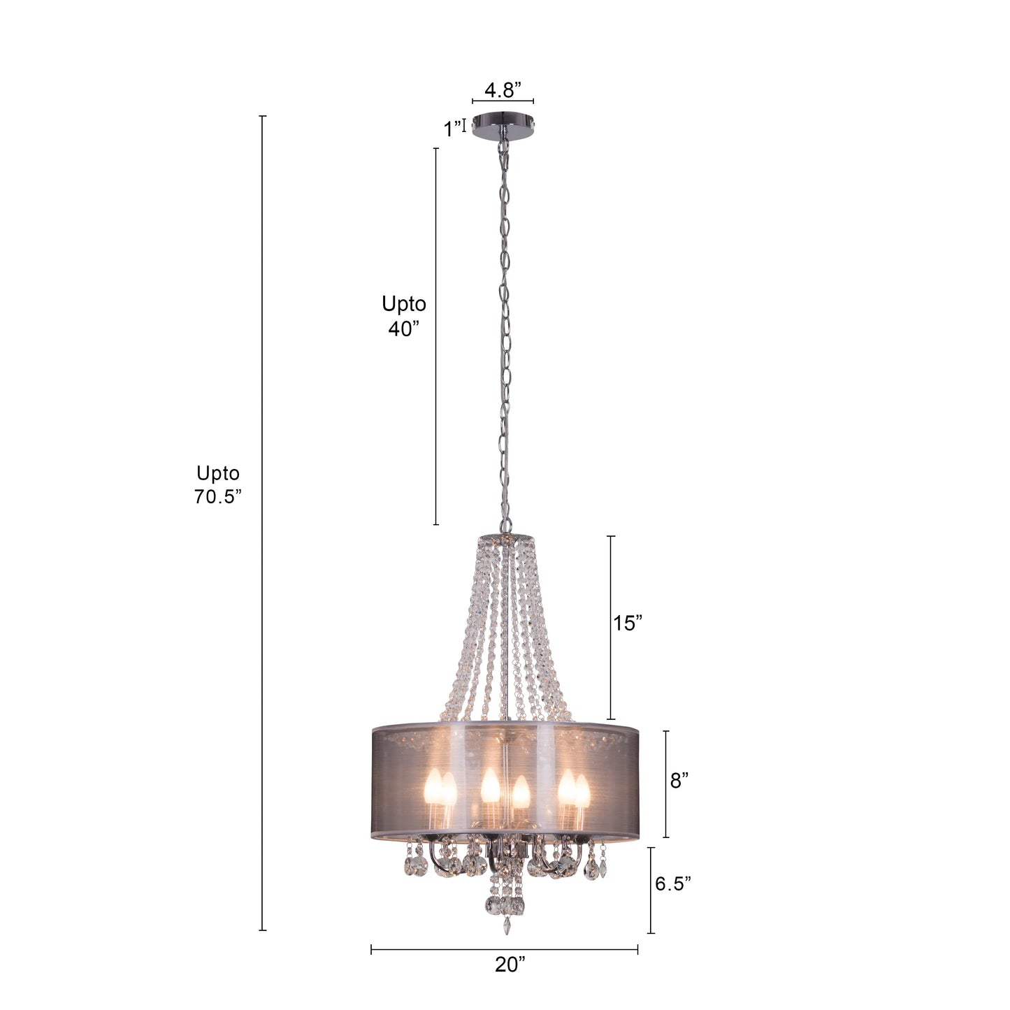 So In Love Crystal Chandelier