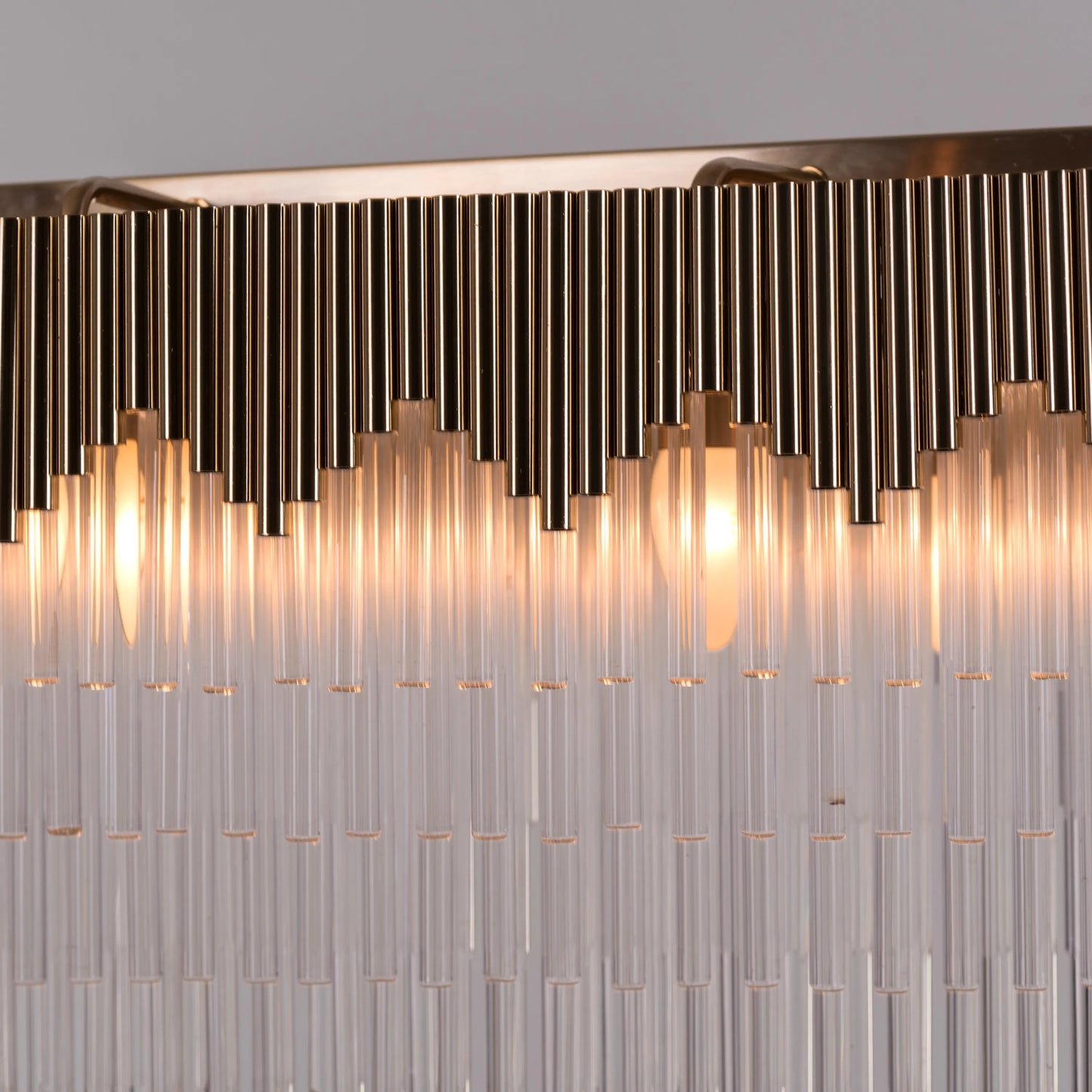 Diamonds Are Forever (Large, Oval, Gold) Crystal Chandelier