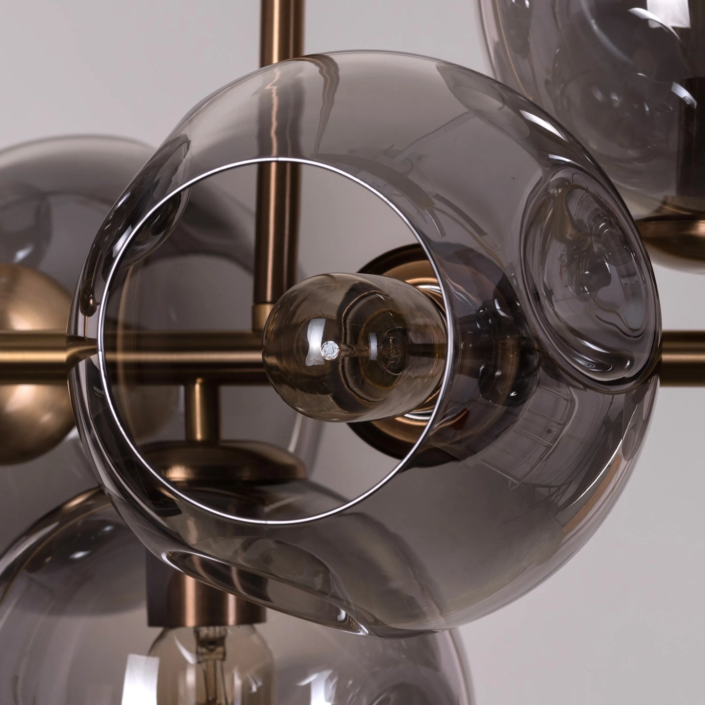 The Night Is Young Glass Chandelier