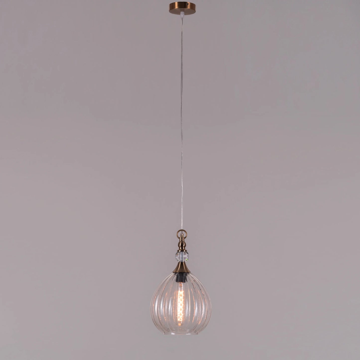 Love Club (Gold) Glass Pendant Light