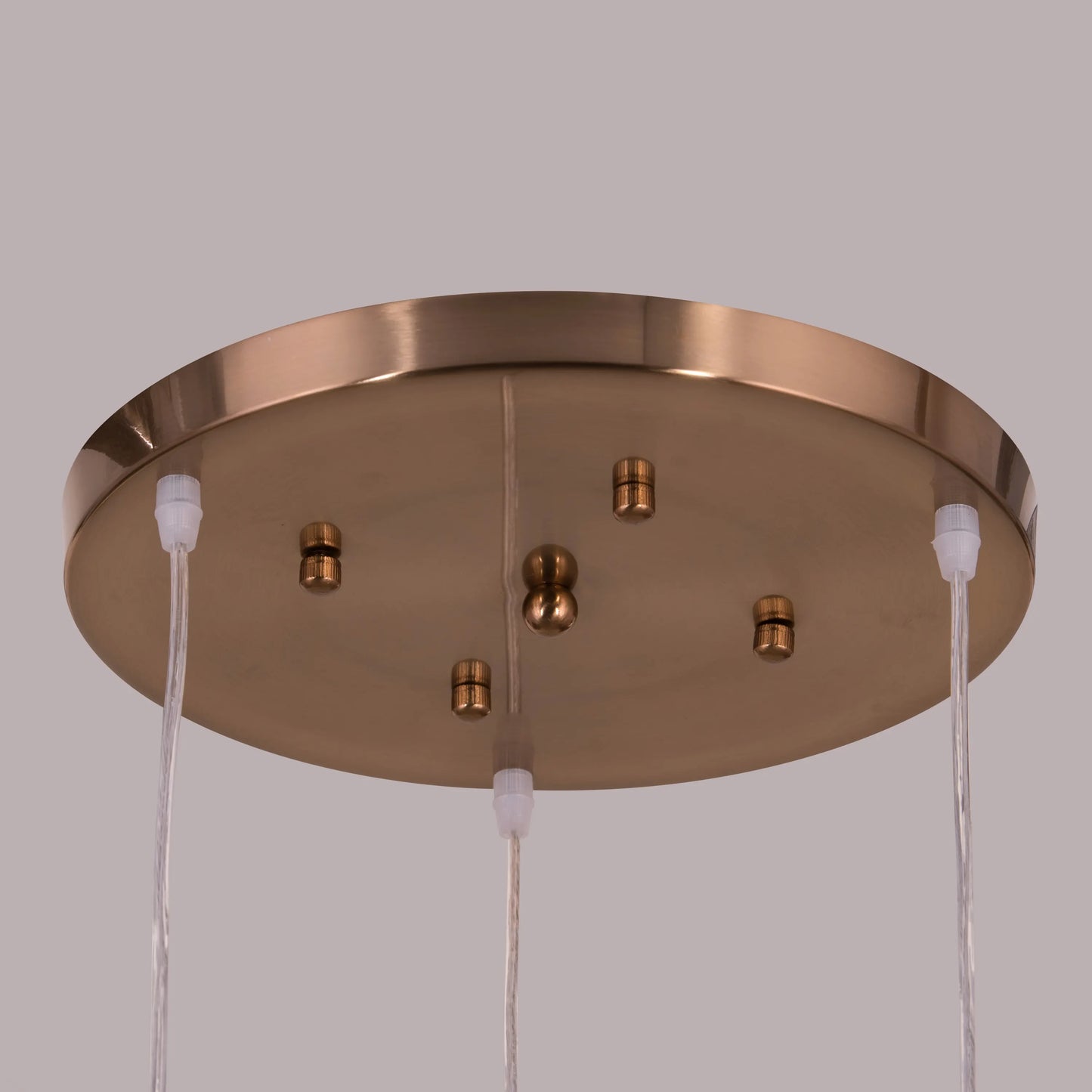 White Lies (Gold, 3 Head) Pendant Light