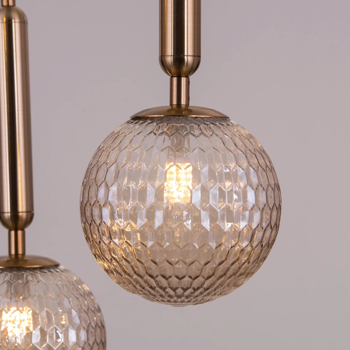 White Lies (Gold, 3 Head) Pendant Light