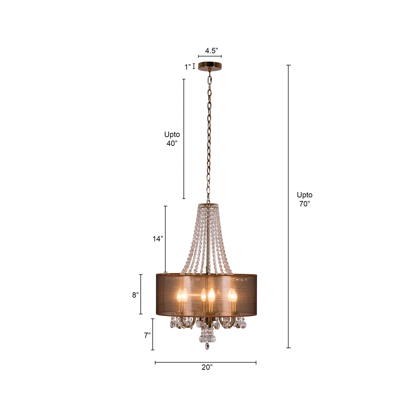 So In Love Crystal Chandelier