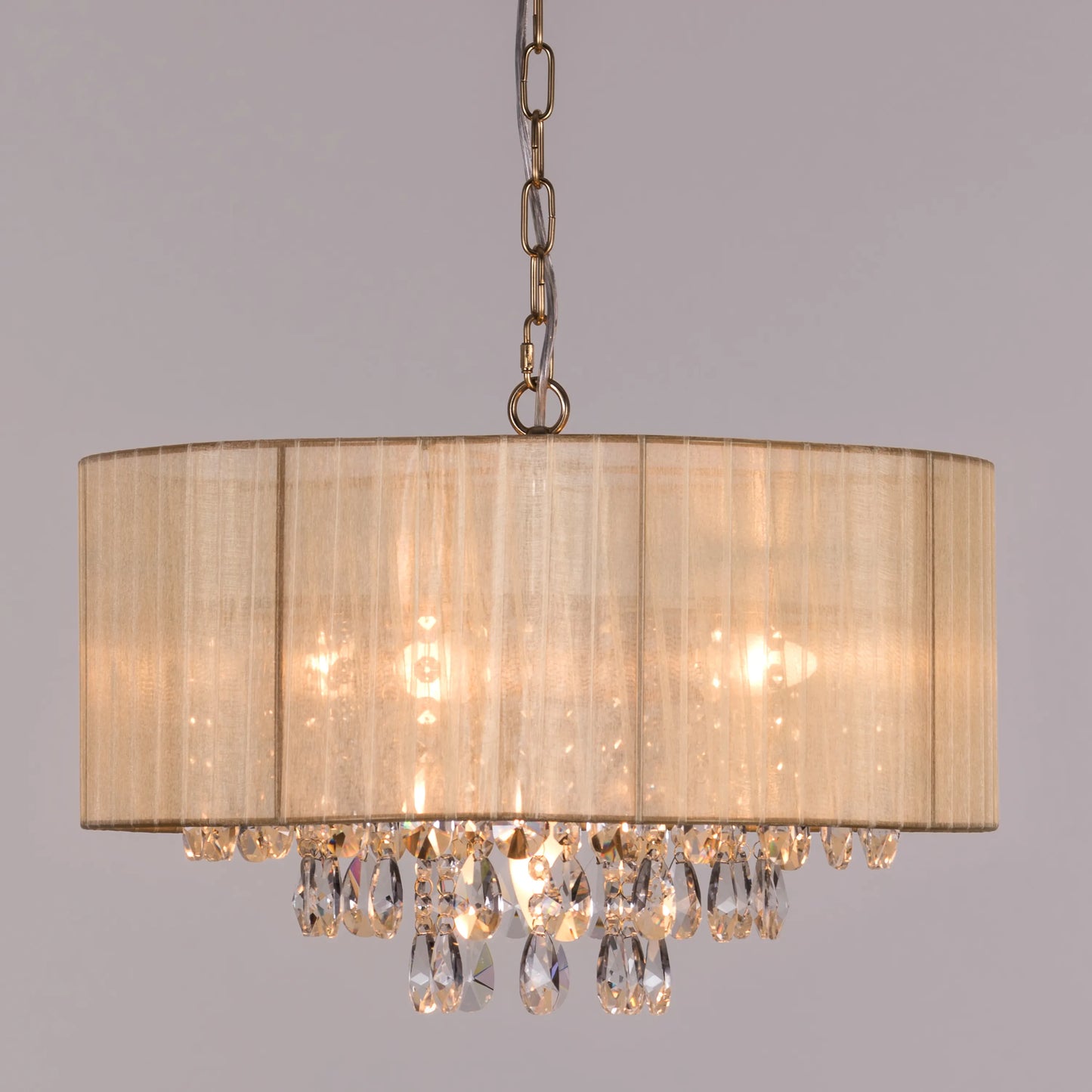 Drop Dead Gorgeous (Small, Gold) Crystal Chandelier